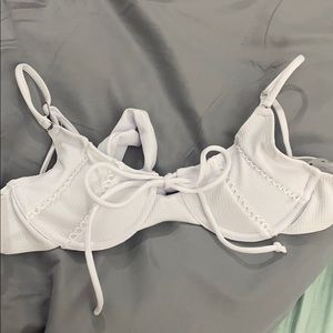 white underwire bikini top